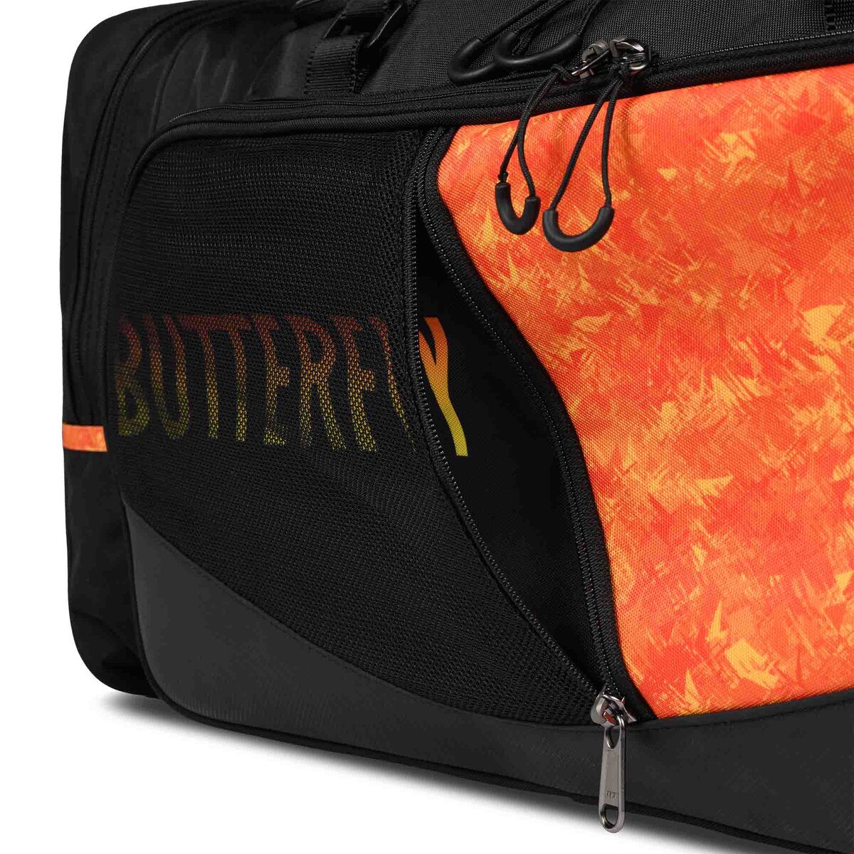 Butterfly Table Tennis Tokai Sports Bag - Orange - Side Mesh Pocket